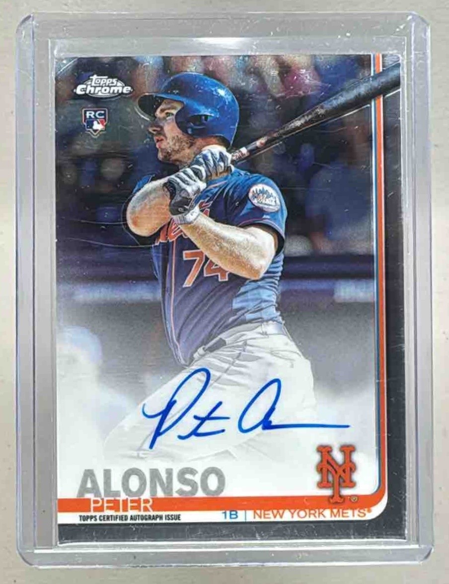 Peter Pete Alonso 2019 Topps Chrome #RA-PA Rookie Auto RC