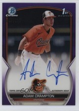 2023 Bowman Chrome Prospect Purple Refractor /250 Adam Crampton Auto 0w27