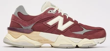 [U9060VNA] New Balance 9060 Washed Burgundy Sneakers Men's 12 Suede Red