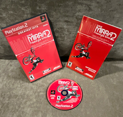 Dave Mirra Freestyle BMX 2 [Sony PlayStation 2 PS2] Greatest Hits CIB w/ Manual