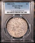1882-O/S Morgan $1 PCGS XF45 Strong 🔥 O/S Overmintmark 💎 LOT 623