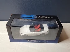 AUTOart Honda S2000 1/18 White Diecast Model Car #73207 - Rare AP1