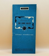 Vintage 1951 French Government Travel Brochure Itinerary For The Loire Valley