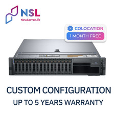 DELL R740 16SFF Server 2x Gold 6136 3.0GHz 24 Cores 768GB H730p 4xRJ45