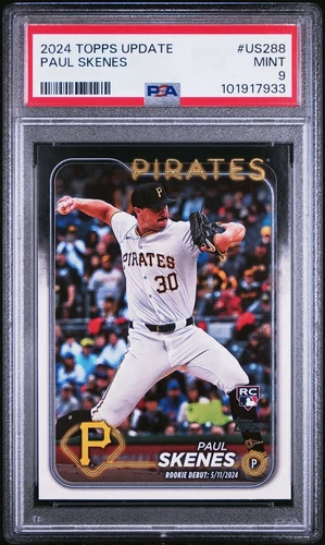 2024 Topps Update #US288 💥💥PAUL SKENES💥💥 Rookie RC Pirates PSA 9 #101917933