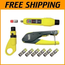 Complete Coax Install &  Kit with Crimp Tool