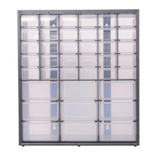 Stanley STST40739 39 Mixed Drawer Bin System Plastic Organizer Wall Mount