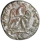 EAGLE Large Silver Roman Tetradrachm Coin w COA Trajan Decius CERTIFIED GENUINE