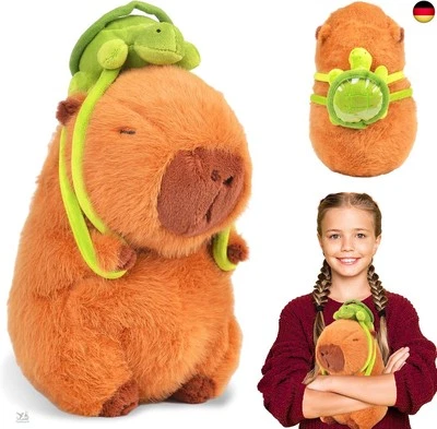 xinrongda Capybara Kuscheltier Capybara Plüschtier, 23 cm Meerschweinchen
