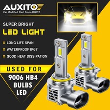 AUXITO 9006 LED Headlight Bulb Conversion Kit Low Beam White Super Bright M6S EV