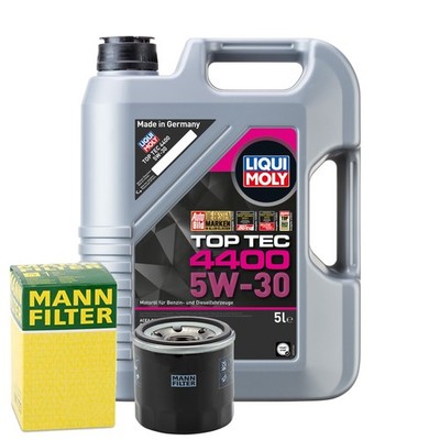 Motoröl 5W30 LIQUI MOLY Top Tec 4400 5L +MANN Ölfilter