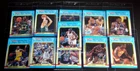 1988-89 FLEER BASKETBALL STICKER COMPLETE 11 CARD SET MICHAEL JORDAN BIRD NM/MT.