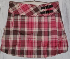 Janie and Jack In The Alps Pink Plaid Skirt Size 3T NWT W24