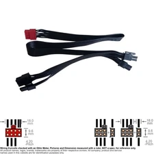 Cable Internal DC Power Supply ATX EPS 12V EPS12V 8-pin PCI-E PCIe 6 + 2 Pin 28"