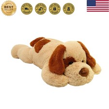 26.8 inch 5 lbs Dog Weighted Stuffed Animals, Plush Toy Pillow Gift