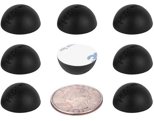 .75" Platinum Silicone Speaker Isolation Pads, Non-Skid Isolation Feet with A...