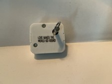 Wind Up Music Box Love Makes World Go Round with Key Vintage Key Wound Works Nos