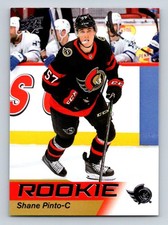 #11 Shane Pinto 2021-22 Upper Deck Star Rookie ^ RC Senators