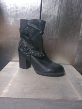 Neuwertige TAMARIS Stiefeletten Gr 40 schwarz Stiefel Boots High Heels 2019