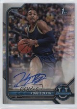 2021 Bowman U Chrome Prospect Silver Wave Refractor 152/199 Kobe Bufkin Auto sl3