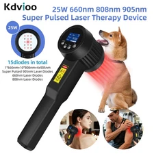 Professional 25W Super Pulsed 905nm 808nm 660nm Laser For Muscle And Joint Pain