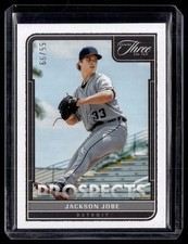 2022 PANINI THREE TWO PROSPECTS /99 JACKSON JOBE TIGERS