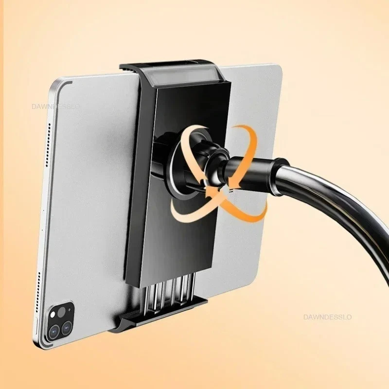 Phone Holder Stand Lazy Bracket Headrest Bed 360 Flexible Long Arms Clamp Mount - Image 4 of 4