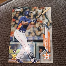2020 Topps Chrome Update Yordan Alvarez Rookie Card 