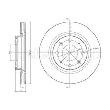 Disque de frein Kia CERATO