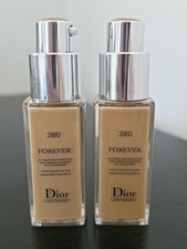 2 pcs Dior Forever Skin Glow 24H Wear Radiant Foundation SPF 35- glow 3WO-20ml