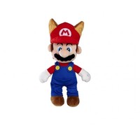 Super Mario WaschbÄR Mario Kuscheltier PlÜSchtier 30 Cm Neu