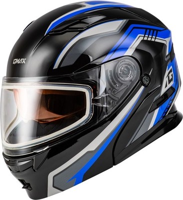 G-Max MD-01S Transistor Helmet with Dual Lens (Small, Blue/Black)