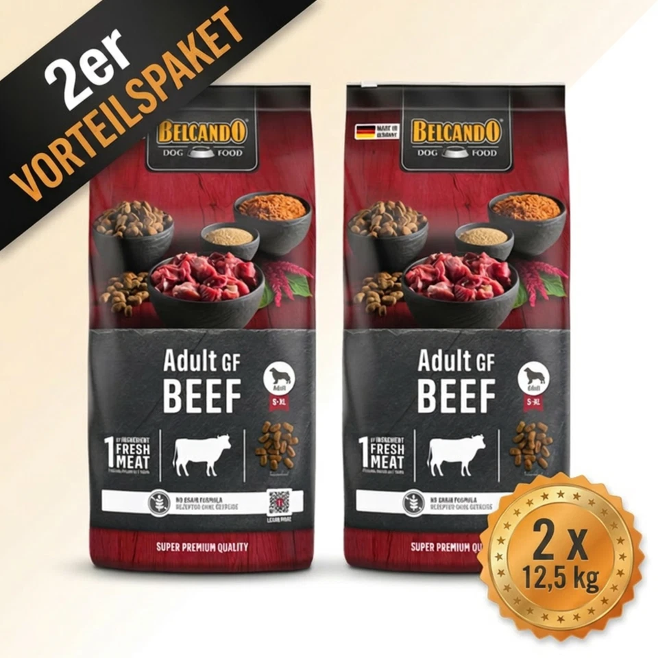 Belcando Adult GF Beef Hundefutter - 12.5 kg