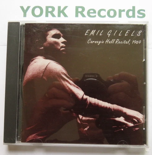 EMIL GILELS - Carnegie Hall Concert 1969 - Excellent Condition CD Music & Arts