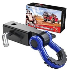 Shackle Hitch Receiver 2Inch 45000 LBs Breaking Strength 3/4" D Ring Trailer