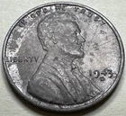 1943 D Lincoln Wheat cent (Steel Cent) 2599X
