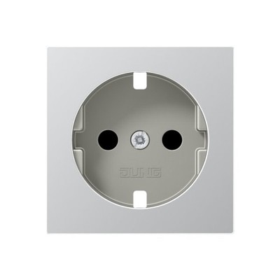 JUNG A520KIALPL SCHUKO aluminium centre plate series A 500