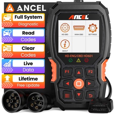 HEAVY DUTY TRUCK DIAGNOSTIC TOOL DIESEL SCANNER OBD2 CAR CODE READER 6/9/16PIN 