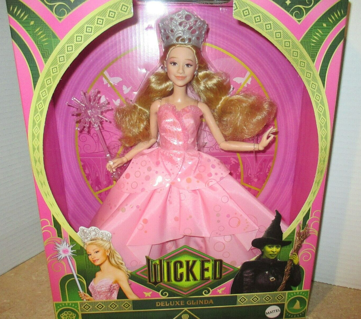 Wicked For Good グリンダ デラックスファッションドール　マテル Amazon.com: Mattel Universal Pictures' Wicked: for Good