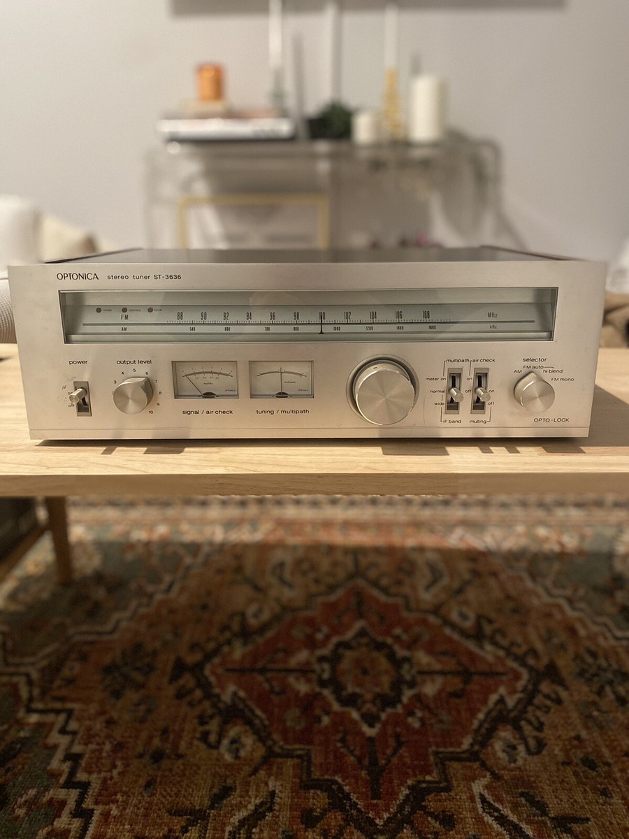 【1978年購入】SHARPスピーカーOPTONICA 2個セット Sharp OPTONICA SM-1050 ST-1050 Amplifier & Tuner | eBay