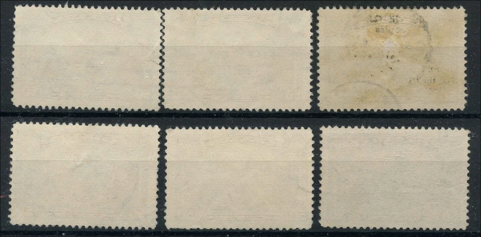 Canada Used F-VF 50c Scott #226 (6)  1935 Parliament KGV Pictorial Stamps - Image 2 of 2