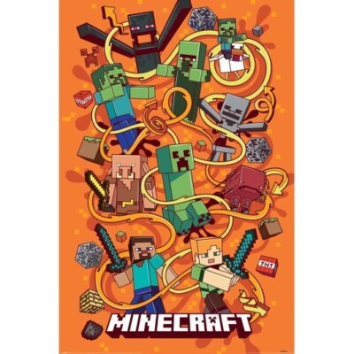 Poster MINECRAFT - Funtage Montage  61x91,5cm NEU 59881 MC2