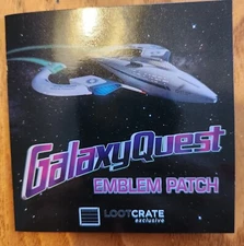 Galaxy Quest Emblem Patch Uniform Prop Replica Loot Crate Exclusive New 2015