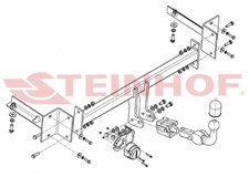 Anhängerkupplung passend für SKODA Citigo 2012-2019 abnehmbar
