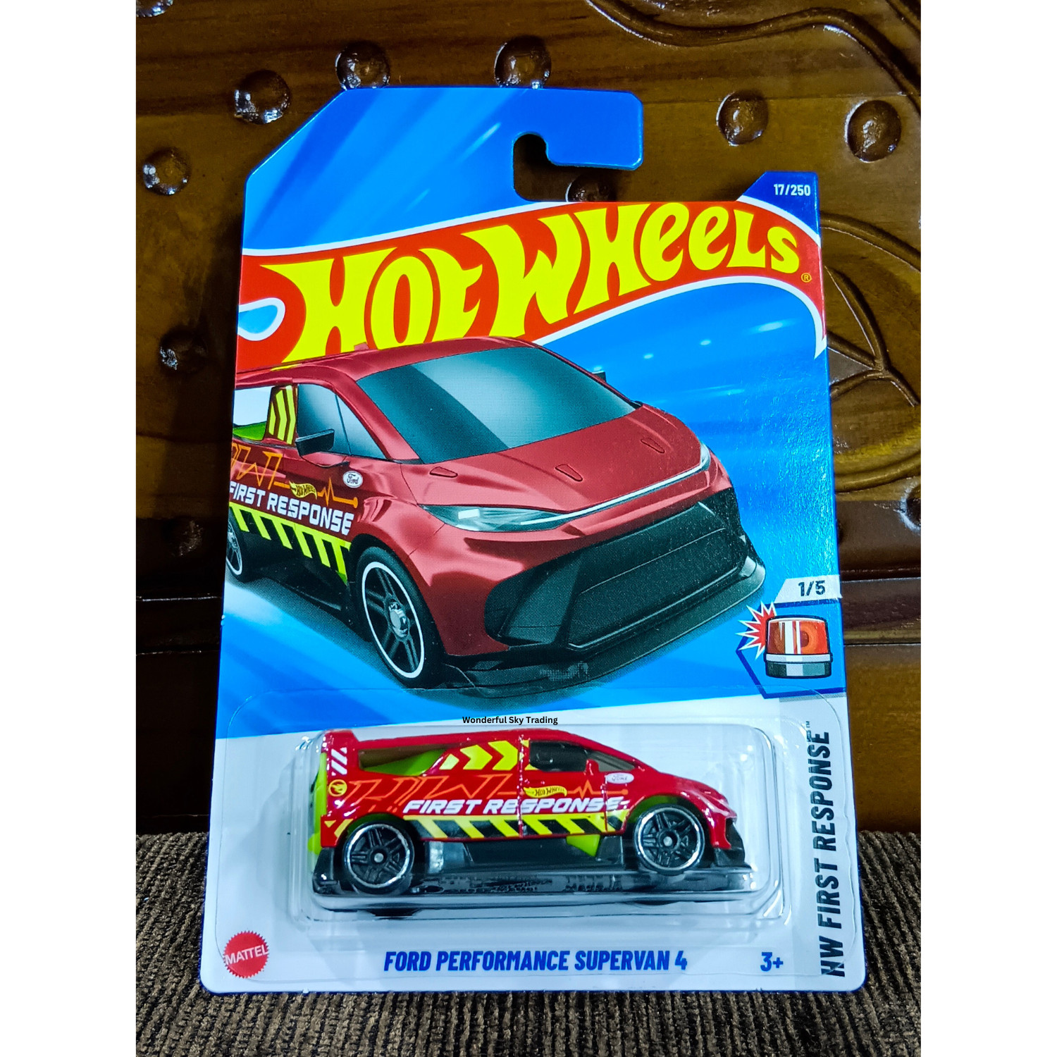 Hot Wheels 2025 Ford Performance Supervan 4 Regular Treasure Hunt RTH Protector