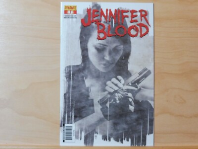 Dynamite Comics:  JENNIFER BLOOD Vol. 1 #8  2012  B&W Retailer Incentive Variant