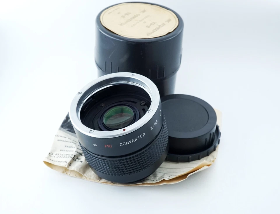 Vintage Arsenal MC K-6V 2x TELE lens CONVERTER for Kiev 88, Salut C, K-6B - Image 2 of 4