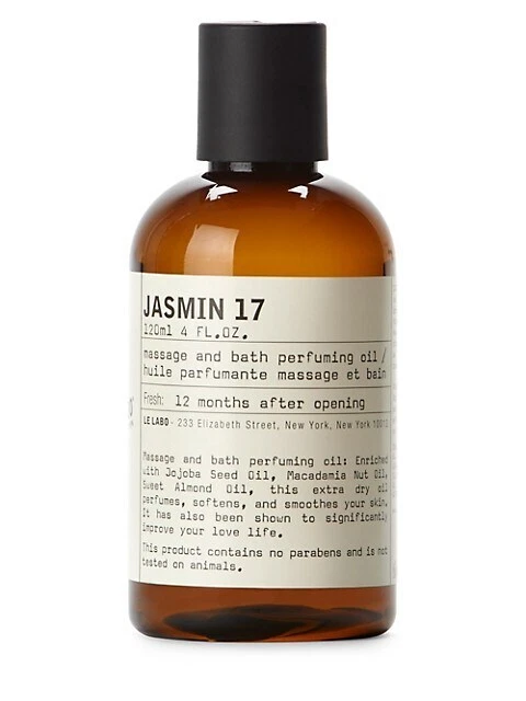 Le Labo Jasmin 17 massage and bath perfuming oil 4 oz 120 ml | eBay