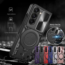 For Samsung Galaxy Z Fold 6 5 Shockproof Magnetic Folding Case Ring Stand Cover