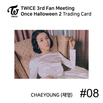 TWICE 3rd FANMEETING ONCE HALLOWEEN 2 Trading Card Photocard